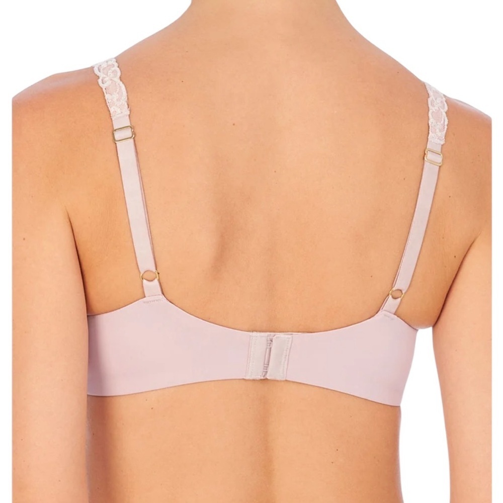 NEW! NATORI PURE LUX BRA!  Rose/beige/lav - Picture 3 of 8